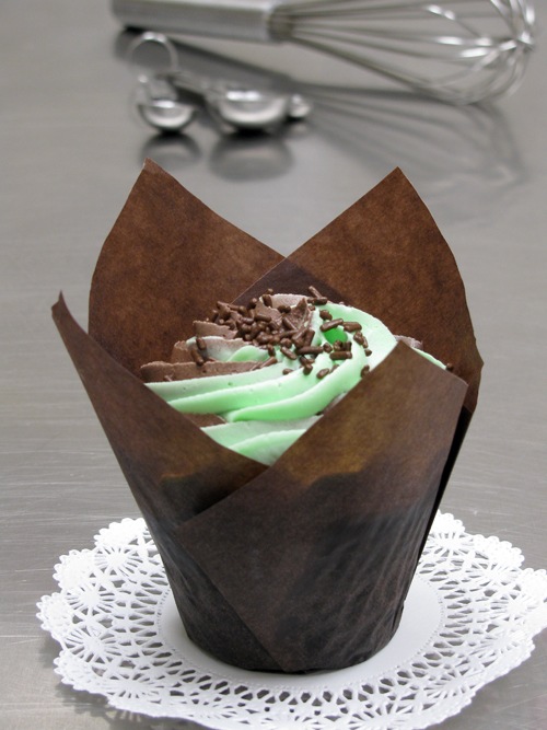 Chocolate Mint Cupcake