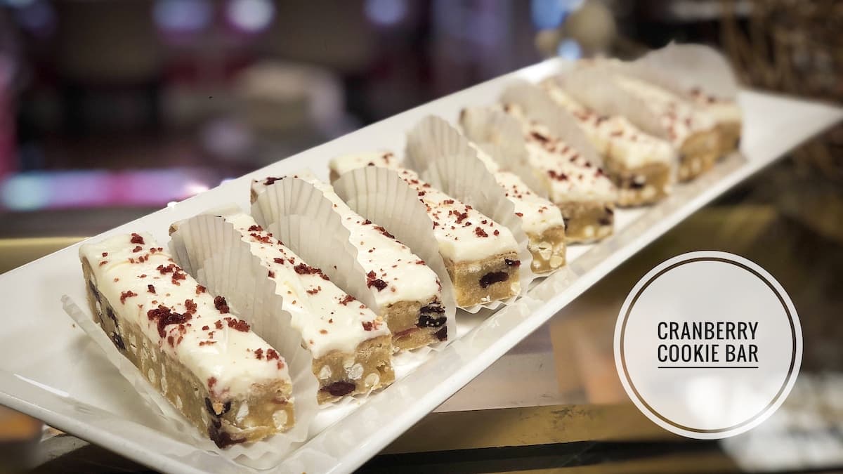 image of Cranberry Cookie Bar