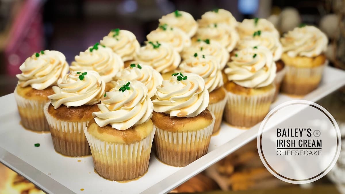 image of Bailey's Cheesecake cupcakes